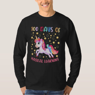 Adorable 100 Days of Magical Learning School Unico T-Shirt