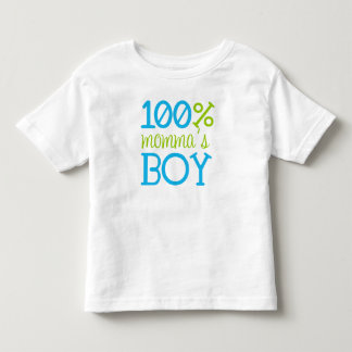 Adorable "100% Momma's Boy" T-Shirt