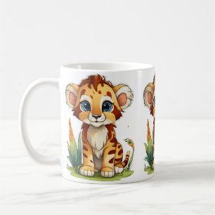 Adorable 11 oz Classic Mug – Cute Animal Illustrat