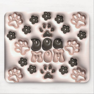 Adorable 3D Dog Mum Mouse Pad