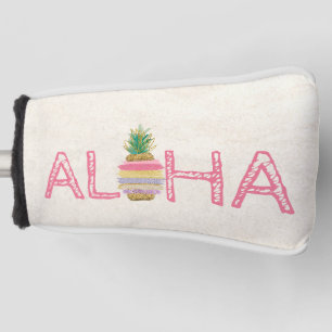 Adorable Aloha Hawaiian Striped Pineapple Golf Head Cover
