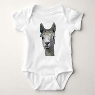 Adorable Alpaca Baby Bodysuit