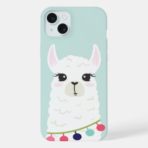 Adorable Alpaca Face iPhone 15 Plus Case