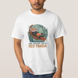 Adorable and Bold Red Panda Designs T-Shirt