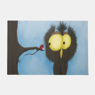 Adorable And Colourful Owl Oliver Doormat