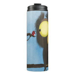 Adorable And Colourful Owl Oliver Thermal Tumbler