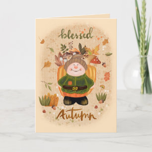 Adorable and Cute Autumn  Card
