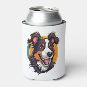 Adorable and Friendly Border Collie Can Cooler