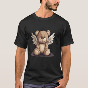 Adorable and Funny Angelic Teddy Bear Outfit T-Shirt