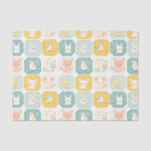 Adorable Animal Collage Designs  Tissue Paper