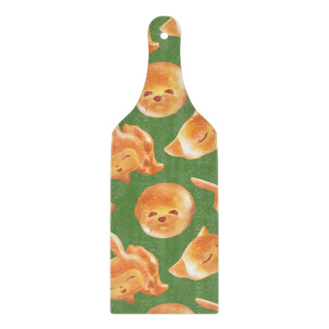 Adorable Animal Shaped Bread Pattern Cutting Board (Front)
