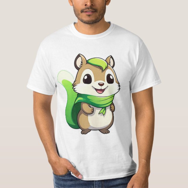 Adorable animal squirrel T-Shirt (Front)