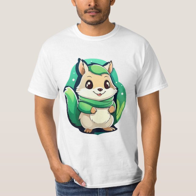 Adorable animal squirrel T-Shirt (Front)