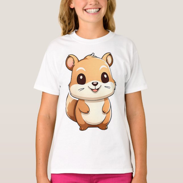 Adorable animal squirrel T-Shirt (Front)