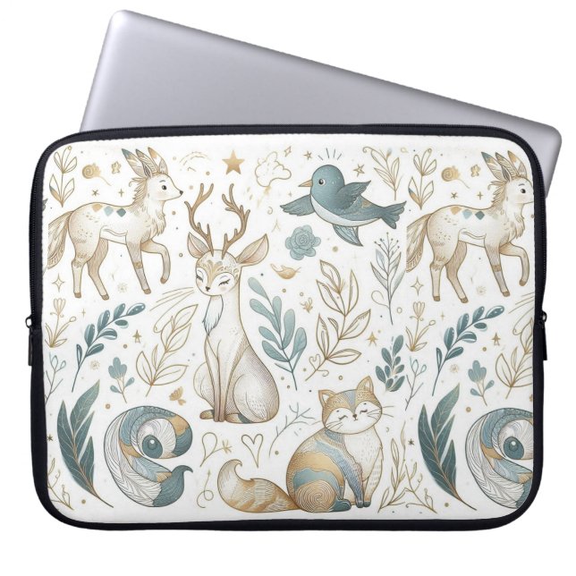 Adorable Animals Electronics Bag (Front)