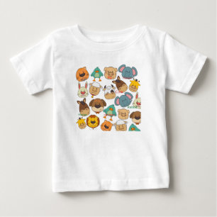 Adorable animals farm white  baby T-Shirt