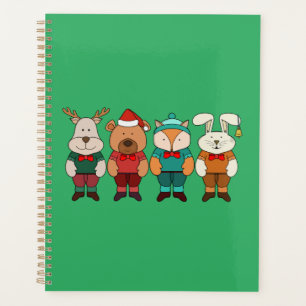 Adorable animals ready for winter planner