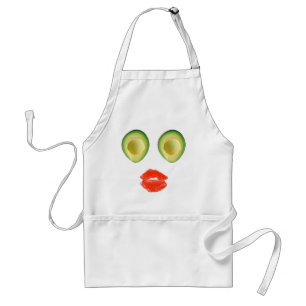 Adorable Avocado Visage for Rosa Standard Apron