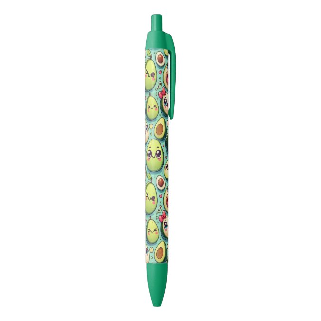 Adorable Avocados Black Ink Pen (Bottom (Vertical))
