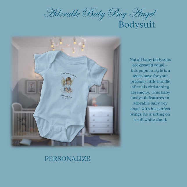 Adorable Baby Angel  Baby Bodysuit (Creator Uploaded)