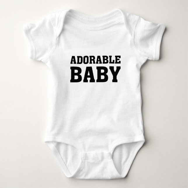 Adorable Baby Bodysuit (Front)