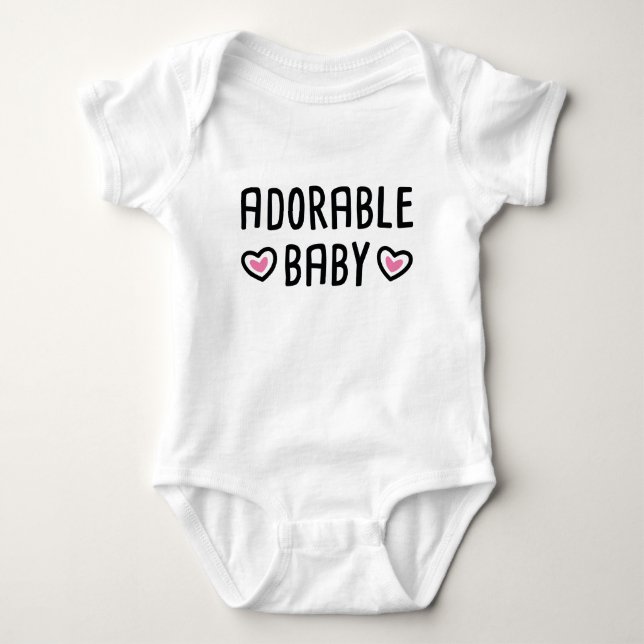 Adorable Baby Bodysuit (Front)