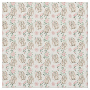 Adorable Baby Bunnies Fabric