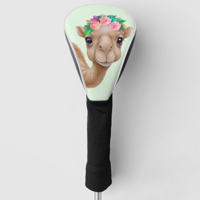 Adorable Baby Camel Golf Head Cover (Front)