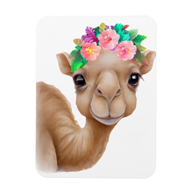 Adorable Baby Camel Magnet (Vertical)