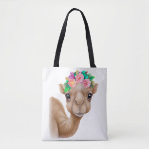 Adorable Baby Camel Tote Bag