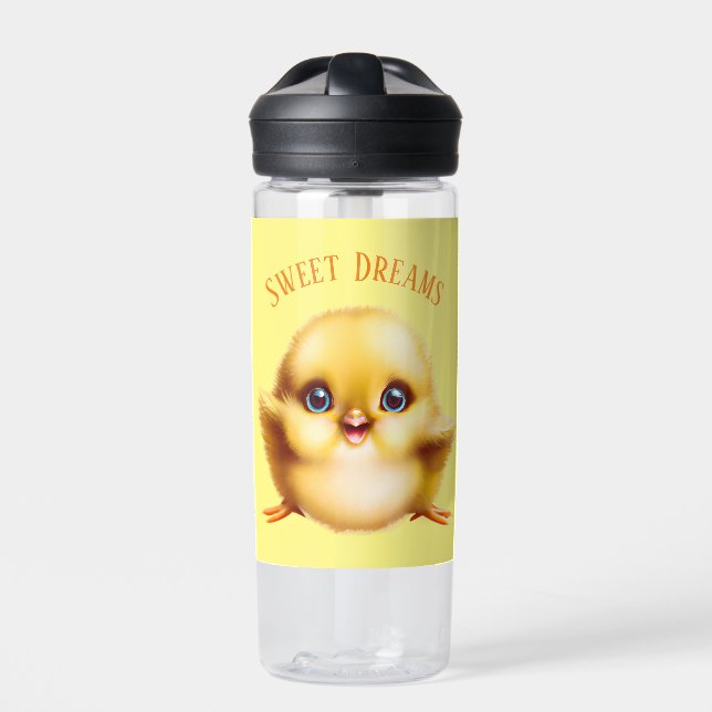 Adorable Baby Chick Water Bottle (Front)