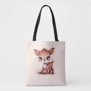 Adorable Baby Deer Tote Bag