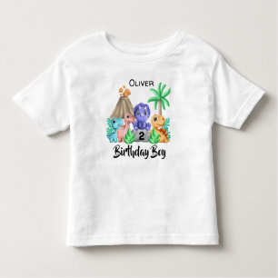 Adorable Baby Dinosaurs Birthday Toddler T-shirt