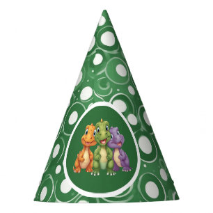 Adorable Baby Dinosaur's Party Hat