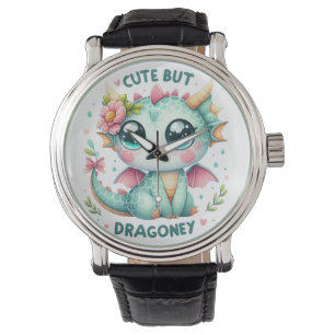 Adorable Baby Dragon Illustration Watch