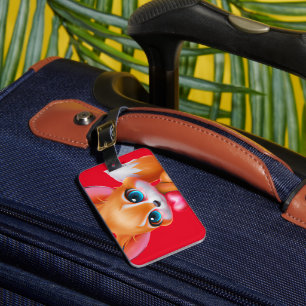 Adorable Baby Fox Luggage Tag