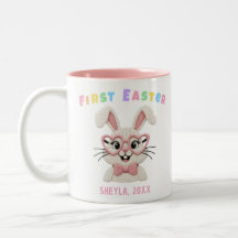 Adorable Baby Girl Boy First Easter Bunny Name