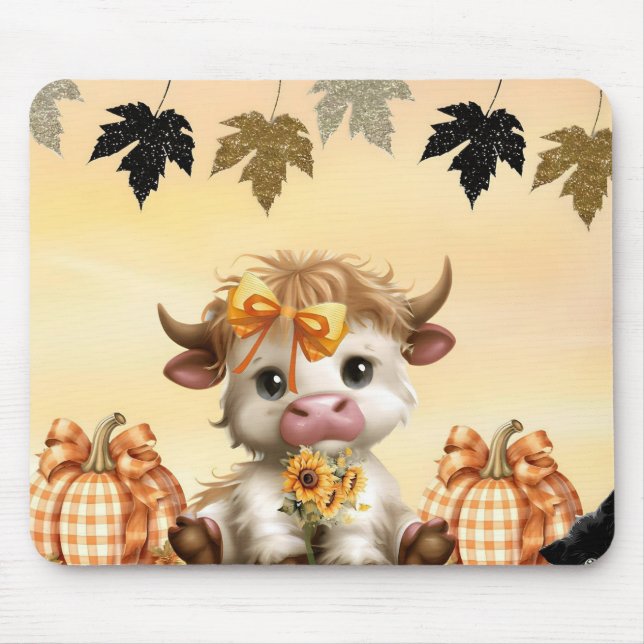 Adorable Baby Heifer  Mouse Pad (Front)