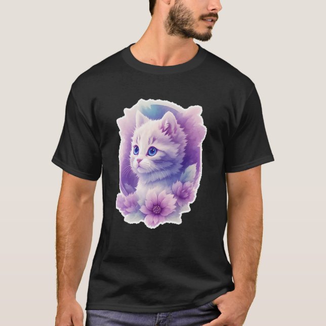 Adorable baby kitten design T-Shirt (Front)