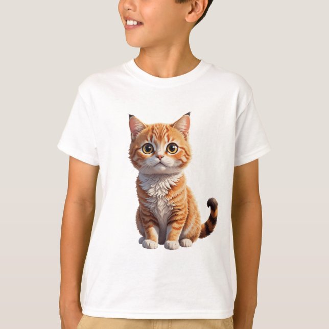 Adorable Baby Kitten T-Shirt (Front)