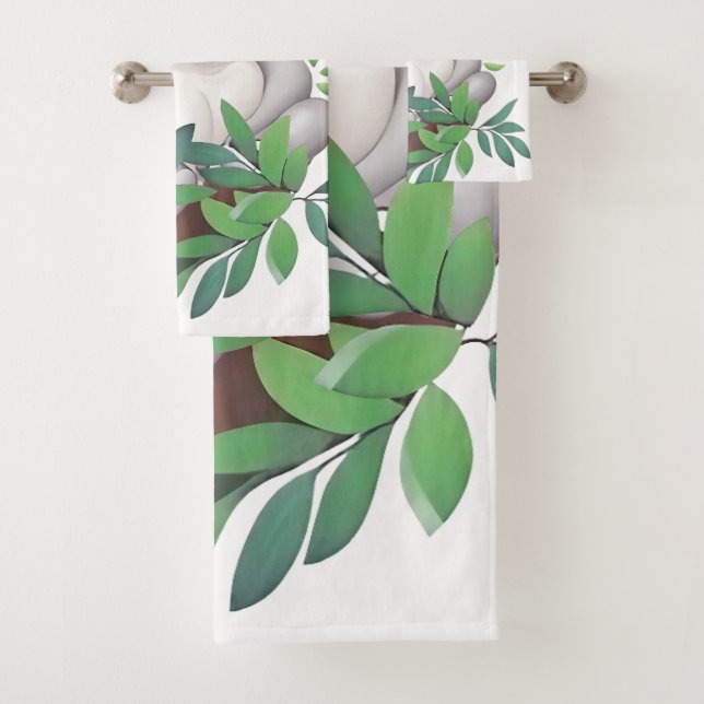 Adorable Baby Koala Bear Bath Towel Set (Insitu)