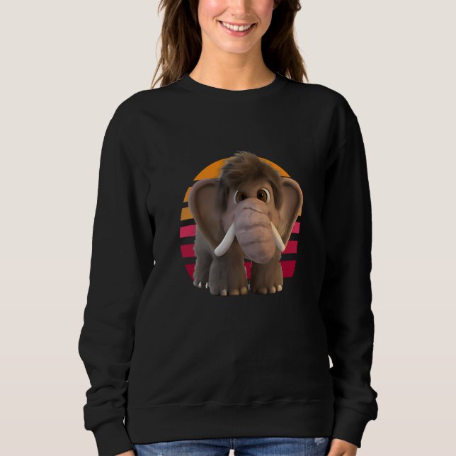 Adorable Baby Mammoth Sweatshirt (Front)