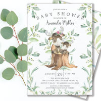 Adorable Baby Moose and Mum Baby Shower