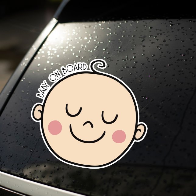 Adorable Baby on Board Car Sticker (Adorable Baby on Board Car Sticker)
