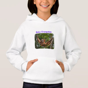 Adorable Baby Orangutan T-Shirt – Minimalist Jungl