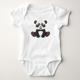 Adorable Baby Panda Love Bodysuit