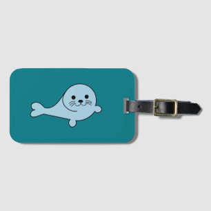 Adorable Baby Seal Luggage Tag