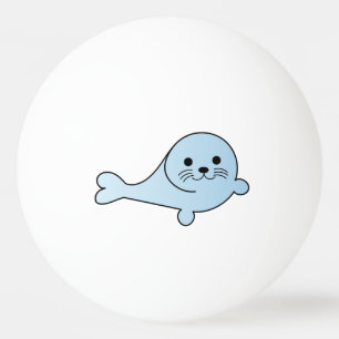 Adorable Baby Seal Ping Pong Ball