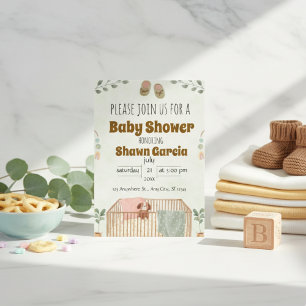 “Adorable Baby Shower Birthday Card