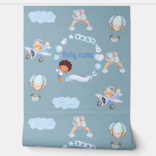 Adorable Baby Sky Adventure Wallpaper